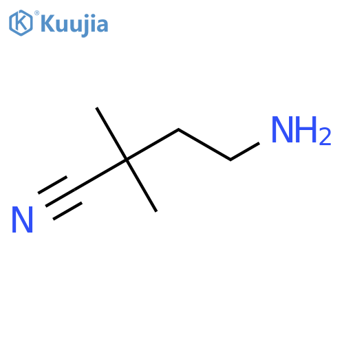 4-Amino-2,2-dimethylbutanenitrile structure