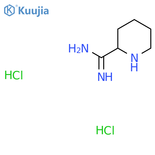Piperidine-2-carboximidamide dihydrochloride structure