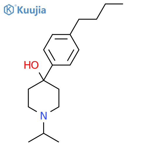 4-(4-N-Butylphenyl)-4-hydroxy-1-iso-propylpiperidine structure