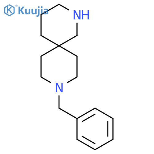 9-benzyl-2,9-diazaspiro[5.5]undecane;dihydrochloride structure