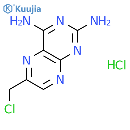 2,4-Pteridinediamine, 6-(chloromethyl)-, hydrochloride structure
