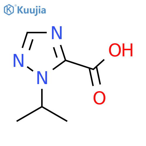 1-(propan-2-yl)-1H-1,2,4-triazole-5-carboxylic acid structure
