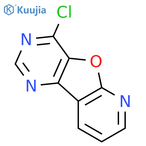 4-Chloropyrido3',2':4,5furo3,2-dpyrimidine structure