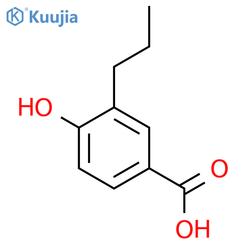 4-Hydroxy-3-propylbenzoic acid structure