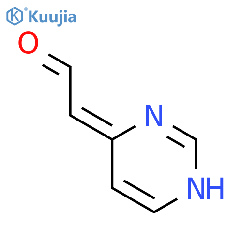 Acetaldehyde,2-(4(3H)-pyrimidinylidene)- structure