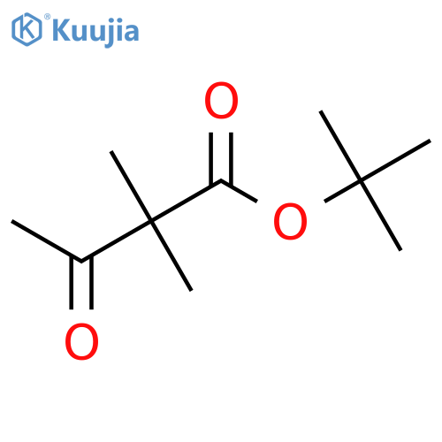 Tert-butyl 2,2-dimethyl-3-oxobutanoate structure