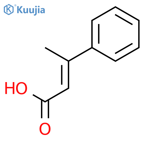 3-Phenylbut-2-enoic acid structure