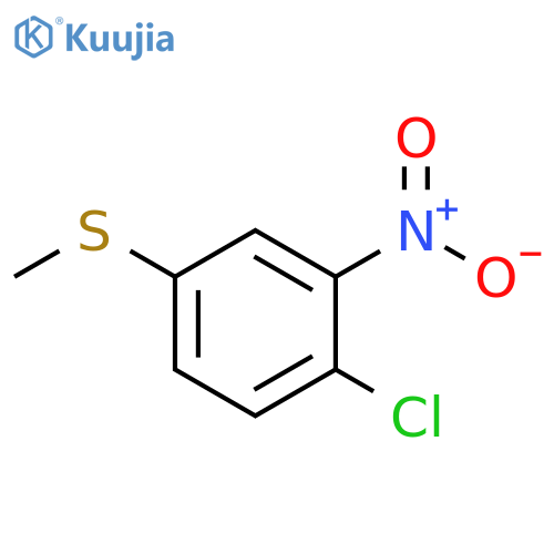 1-chloro-4-(methylsulfanyl)-2-nitrobenzene structure