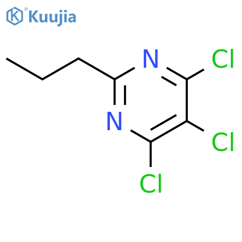 Pyrimidine,4,5,6-trichloro-2-propyl- structure