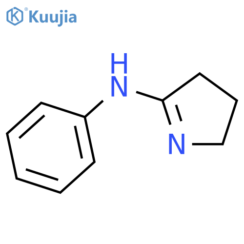 N-phenyl-3,4-dihydro-2H-pyrrol-5-amine structure