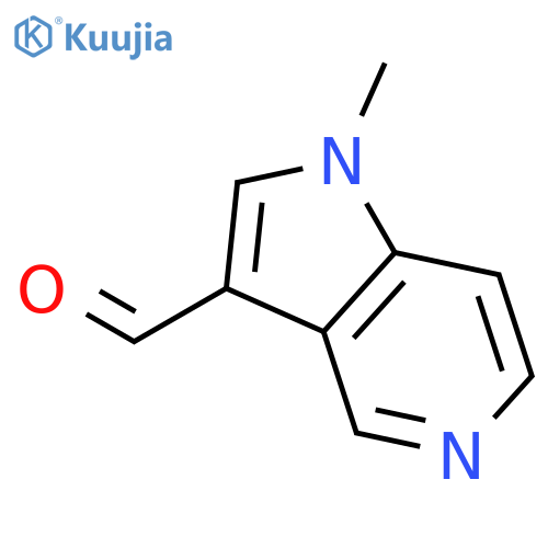 1-Methyl-1H-pyrrolo[3,2-c]pyridine-3-carbaldehyde structure