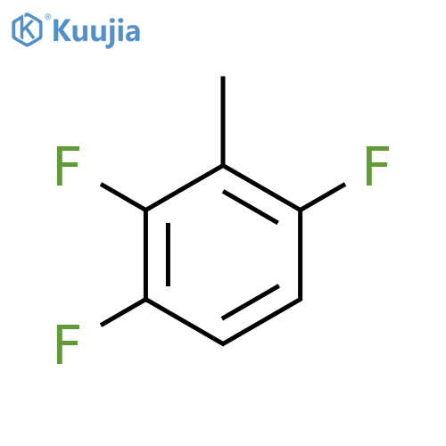 Benzene,1,2,4-trifluoro-3-methyl- structure