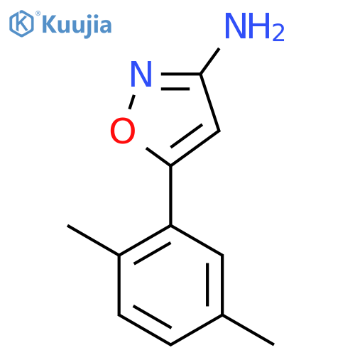5-(2,5-dimethylphenyl)-1,2-oxazol-3-amine structure