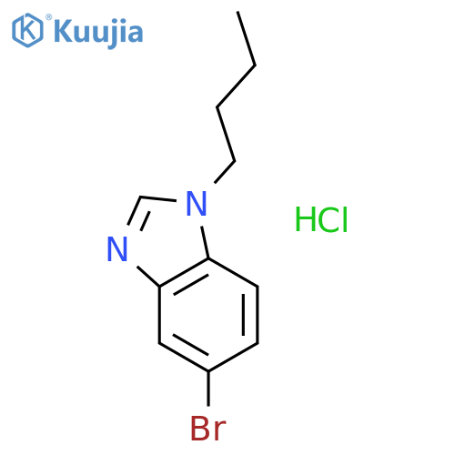 5-Bromo-1-butyl-1H-benzodimidazole hydrochloride structure