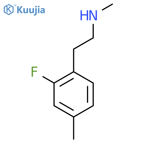 2-(2-fluoro-4-methylphenyl)ethyl(methyl)amine structure