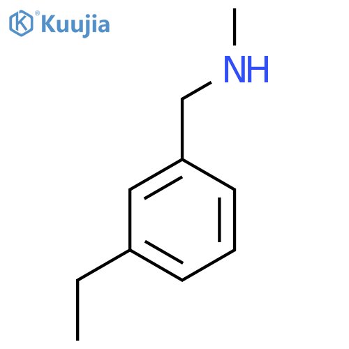(3-ethylphenyl)methyl(methyl)amine structure