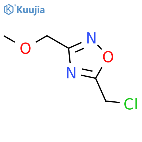 5-(Chloromethyl)-3-(methoxymethyl)-1,2,4-oxadiazole structure