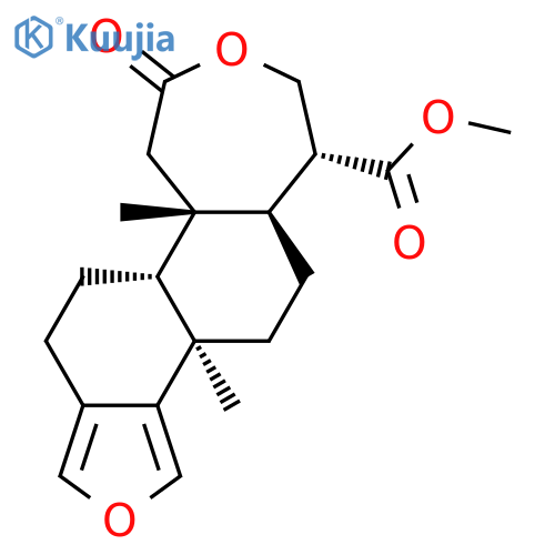 Furo[3',4':5,6]naphth[1,2-d]oxepin-6-carboxylicacid, 3b,4,5,5a,6,7,9,10,10a,10b,11,12-dodecahydro-3b,6,10a-trimethyl-9-oxo-,(3bR,5aR,6R,10aR,10bR)- structure