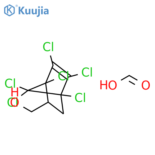 Bicyclo[2.2.1]hept-5-ene-2-methanol, 1,4,5,6,7,7-hexachloro-, formate structure