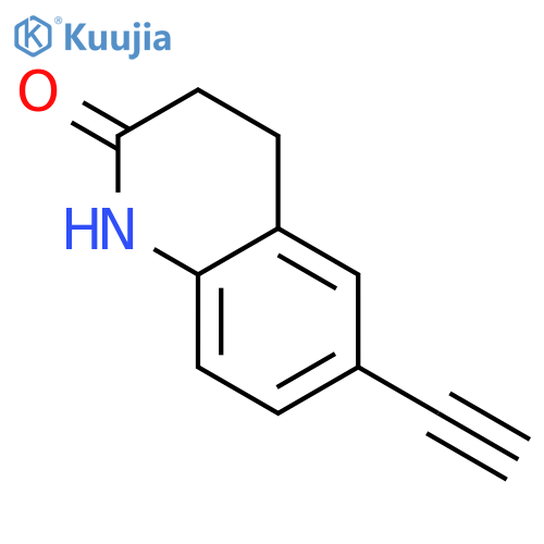 2(1H)-Quinolinone, 6-ethynyl-3,4-dihydro- structure