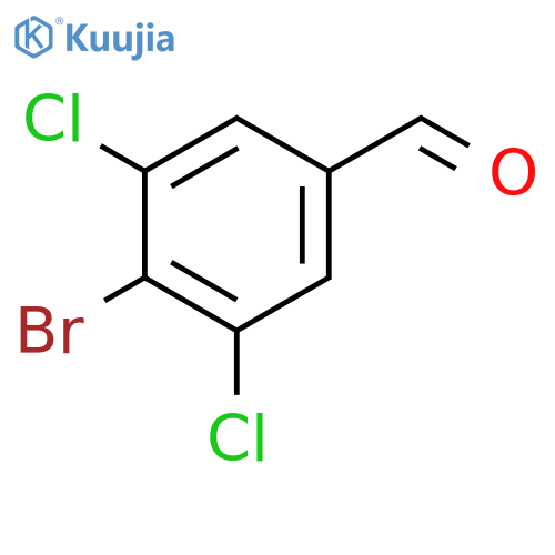 4-Bromo-3,5-dichlorobenzaldehyde structure