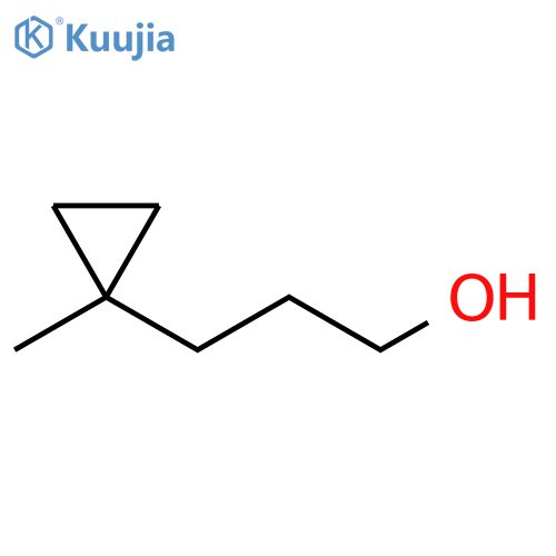3-(1-methylcyclopropyl)propan-1-ol structure
