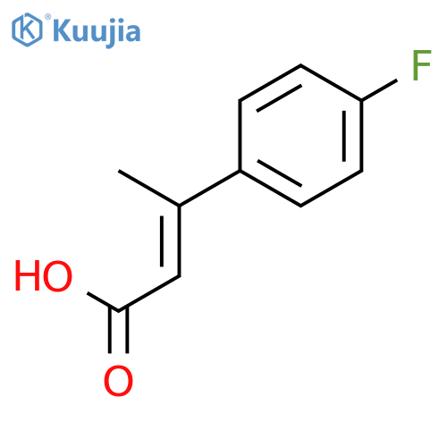 (E)-3-(4-Fluorophenyl)but-2-enoic Acid structure