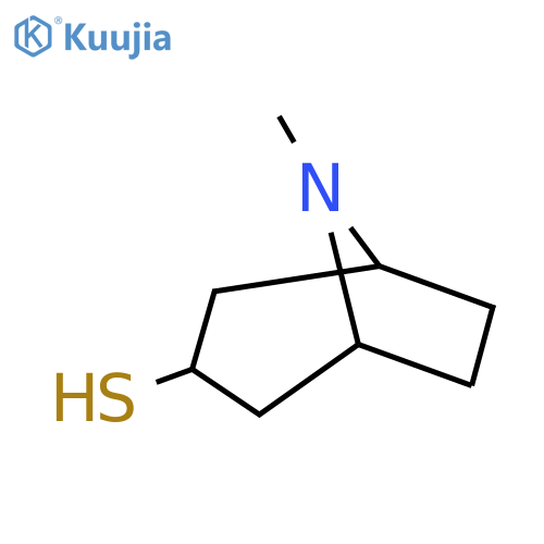 8-Methyl-8-azabicyclo[3.2.1]octane-3-thiol structure