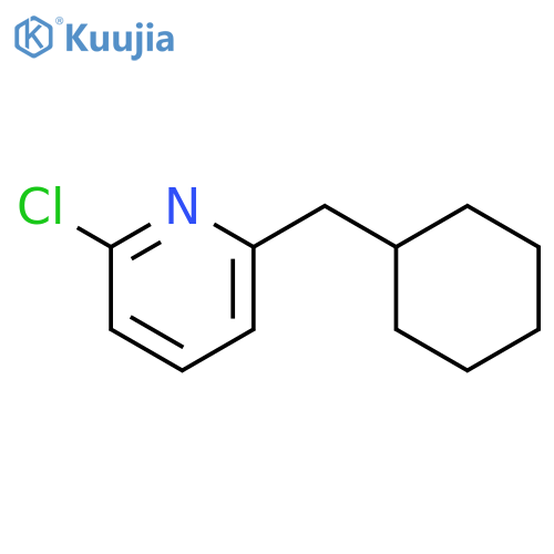Pyridine, 2-chloro-6-(cyclohexylmethyl)- structure