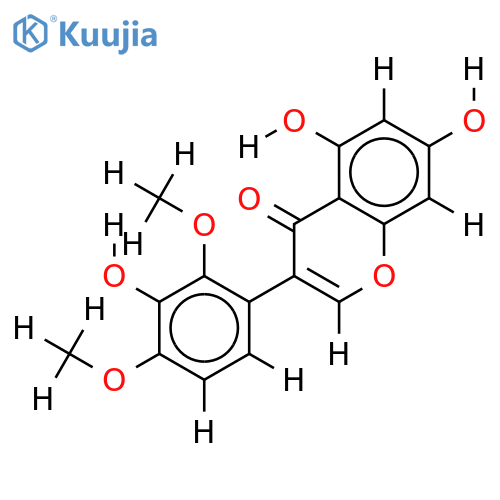 2',4'-dimethoxy-5,7,3'-trihydroxyisoflavone structure