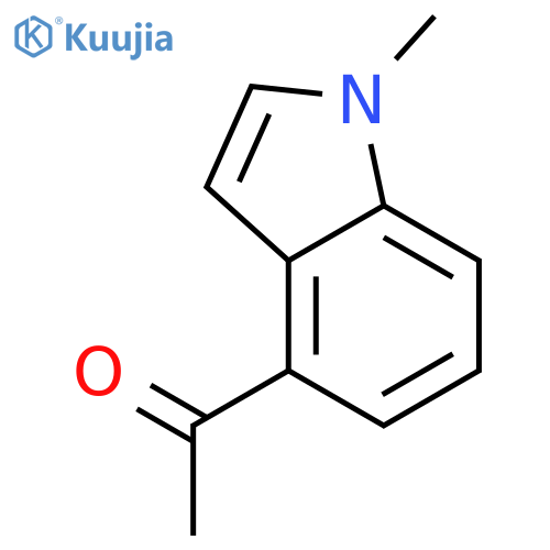 1-(1-methyl-1H-indol-4-yl)-Ethanone structure