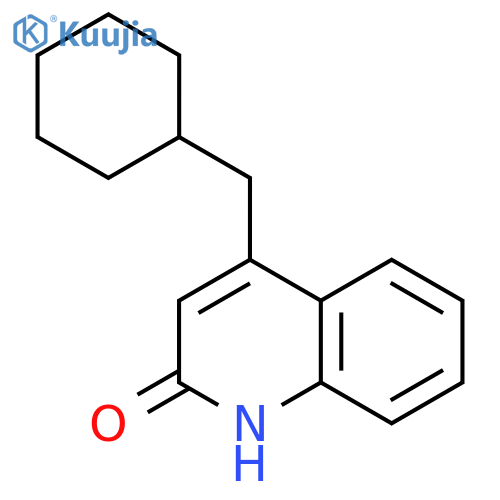 4-(Cyclohexylmethyl)quinolin-2(1H)-one structure