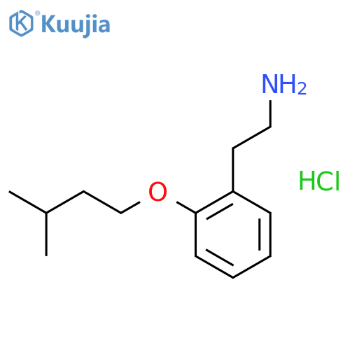 {2-2-(3-Methylbutoxy)phenylethyl}amine Hydrochloride structure