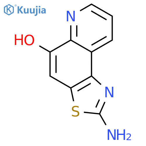 Thiazolo[4,5-f]quinolin-5-ol,2-amino- structure