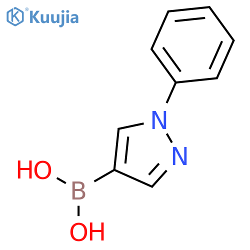 1-Phenylpyrazole-4-boronic Acid structure