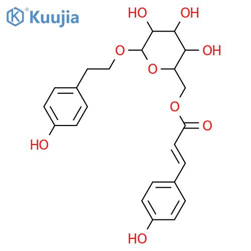 2-(4-Hydroxyphenyl)ethanol; 1-O-[4-Hydroxy-Z-cinnamoyl-(→6)-β-D-glucopyranoside] structure