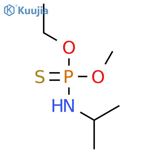 Phosphoramidothioic acid, (1-methylethyl)-, O-ethyl O-methyl ester structure