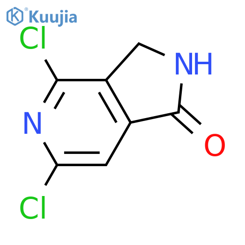 4,6-Dichloro-2,3-dihydro-1H-pyrrolo[3,4-c]pyridin-1-one structure