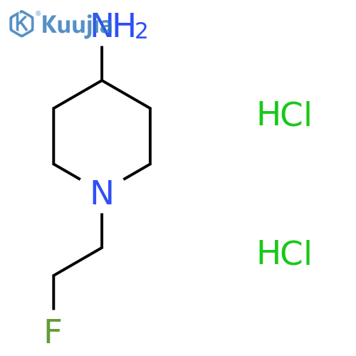 1-(2-Fluoroethyl)piperidin-4-amine dihydrochloride structure