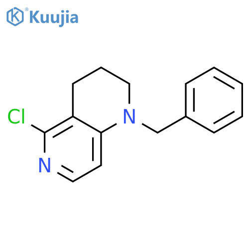 1-Benzyl-5-chloro-1,2,3,4-tetrahydro-1,6-naphthyridine structure