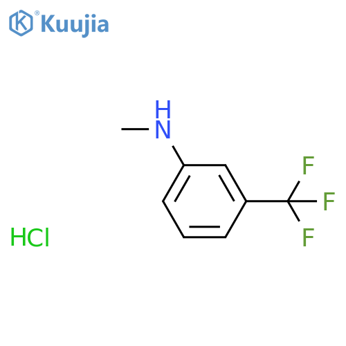 N-Methyl-3-(trifluoromethyl)aniline hydrochloride structure