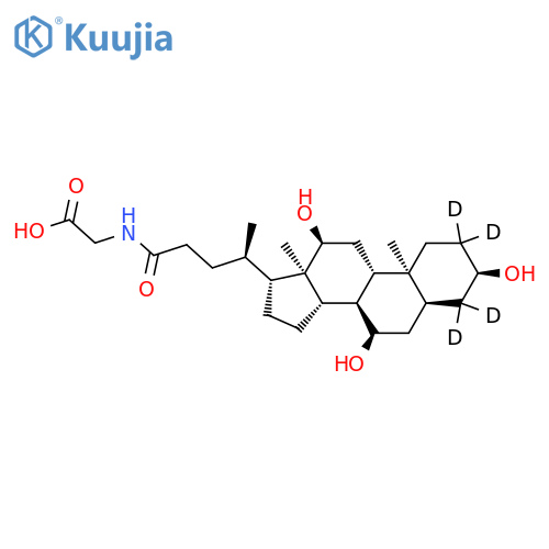 Glycocholic-2,2,4,4-d4 Acid structure