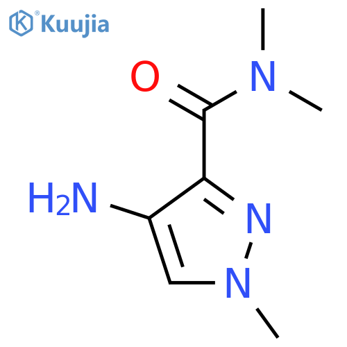 4-Amino-N,N,1-trimethylpyrazole-3-carboxamide structure