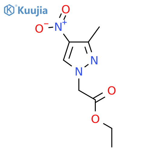 Ethyl 2-(3-methyl-4-nitro-1H-pyrazol-1-yl)acetate structure