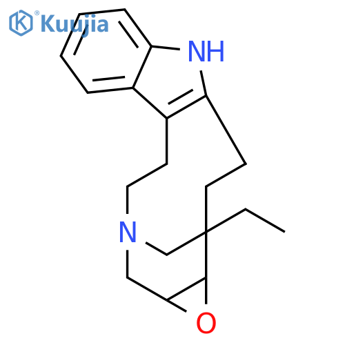 1aH-3,13-Methanooxireno[9,10]azacycloundecino[5,4-b]indole,13-ethyl-2,4,5,10,11,12,13,13a-octahydro-, (1aS,3S,13R,13aR)- structure