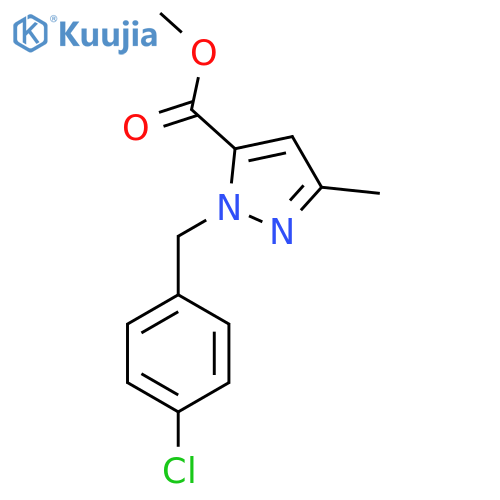 Methyl 1-(4-Chlorobenzyl)-5-methyl-1H-pyrazole-3-carboxylate structure