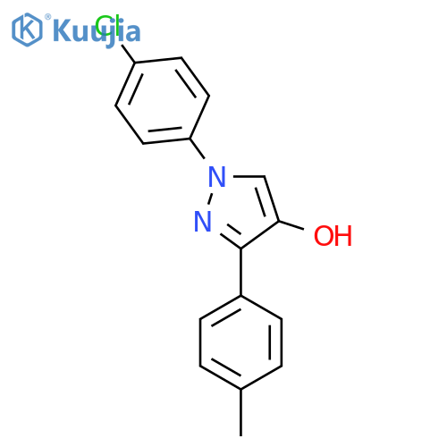 1-(4-Chlorophenyl)-3-p-tolyl-1H-pyrazol-4-ol structure
