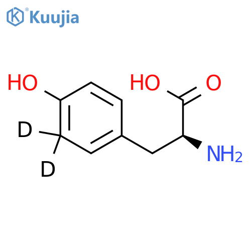 D-Tyrosine-d2 structure