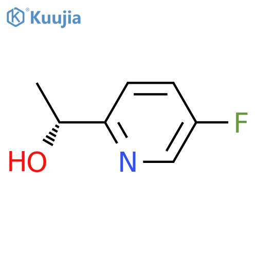 (1R)-1-(5-fluoropyridin-2-yl)ethan-1-ol structure