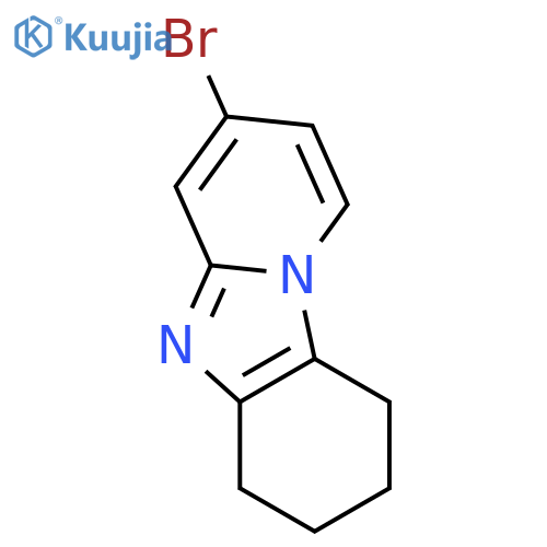 3-bromo-6,7,8,9-tetrahydropyrido[1,2-a]benzimidazole structure